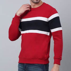 Fashionable Latest Stripped Style New Men Sweatshirt <b>Top</b> Quality Pakistan Made <b>Thermal</b> <b>Long</b> <b>Sleeves</b> Sweatshirt for Men - Product Image 2