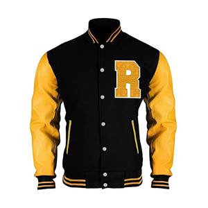 Chaqueta Varsity Acolchada de Lona para Invierno, Diseño Único, MOQ Bajo, Unisex, Transpirable, para Hombre, Estilo Universitario de Béisbol - Product Image 6