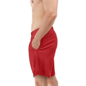 Haute qualité nouveau été décontracté hommes femmes Polyester respirant maille Shorts écologique solide pour basket-ball natation course Sports - Product Image 4