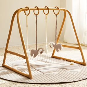 Activity gym <b>mat</b> for babies top quality rattan playgym wholesale <b>play</b> gyms nursery essentials - Product Image 4