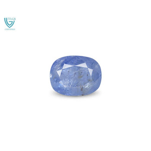 Zafiro Azul de 13.67 Quilates, Gema Natural Facetada, Color Azul Real Calibrado, 10 mm de Ancho, Certificado IGI, Pulido con Calor - Product Image 1
