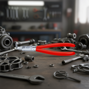 Alicates para Anillos de Retención Knipex Cromados con Mangos Recubiertos de Plástico y Puntas Anguladas a 90° para Anillos de Retención Internos en Orificios - Product Image 3