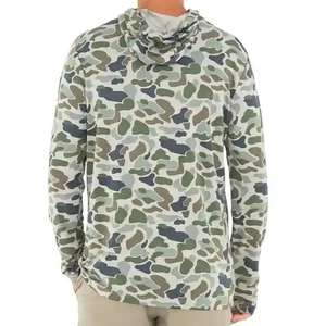 Sweat à capuche de protection solaire de performance avec masque facial intégré pour les sports de plein air et les vêtements d'aventure - Product Image 2