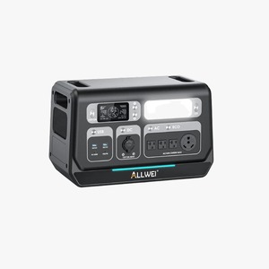 Station d'alimentation ALLWEI 2400W LiFePO4 100% neuve, générateur solaire 2048Wh avec charge AC 1500W et charge solaire 1200W - Product Image 3