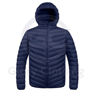 Chaqueta de Plumón Personalizada de Manga Larga para Hombre de Alta Calidad para Exteriores, Chaquetas de Plumón a Precio Razonable, Chaquetas de Plumón Totalmente Personalizadas para Hombre - Product Image 1