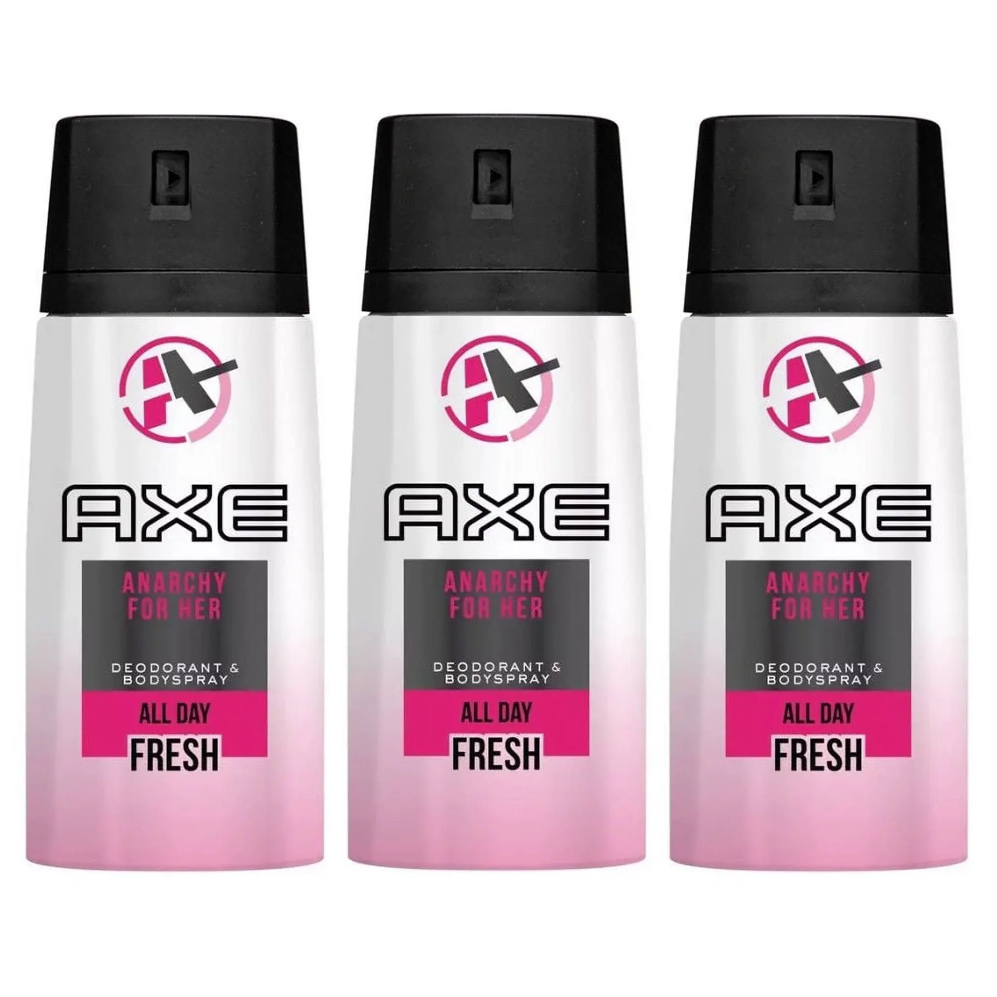 Precio al por mayor Proveedor de Axe Anarchy For Her Desodorante y Spray Corporal para Mujeres 150ml Paquete de 3