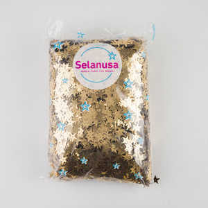 Lentejuelas Forma Especial Pequeño Agujero Centrado Color Metálico, Selanusa - Product Image 1