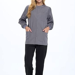 Veste de gommage médical à manches longues pour femmes hôpital clinique Spa uniforme veste de gommage d'allaitement pour femmes - Product Image 4