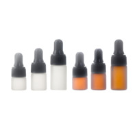 Flacons compte-gouttes miniatures en verre personnalisés 1-10 ml, emballage d'échantillons de luxe pour les marques de soins de la peau et d'huiles essentielles