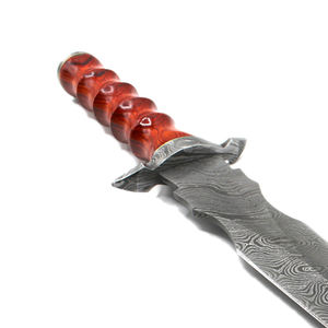 سكين صيد طراز بوي مخصص للبيع بالجملة من الفولاذ المقاوم للصدأ، سكاكين تخييم للاستخدام الخارجي مصنوعة يدويًا للحمل اليومي مع مقبض خشبي فاخر - Product Image 6