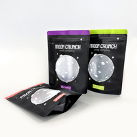 Sacs d'emballage alimentaire personnalisés en plastique Doypack pour fruits secs, noix et snacks, avec fermeture éclair et pochette autoportante