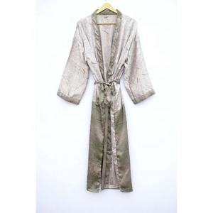 Kimono décontracté en soie pour femmes, chemise de nuit, tunique d'été, robe de chambre, peignoir de plage, vêtements de nuit, nouvel arrivage - Product Image 1