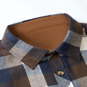 Camisa protectora de franela para hombre con forro de Kevlar y protección contra impactos para la seguridad de la motocicleta y PEV subida por Dress Sports - Product Image 5