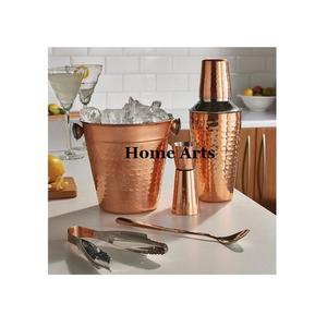 ถังน้ำแข็งสแตนเลสทรงกลมมีด้ามจับสีทองดีไซน์ยอดเยี่ยม - Product Image 5