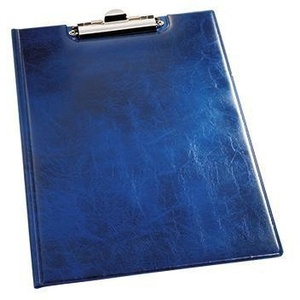 Durable 24 X 33 cm Blue Plastic/Cardboard <b>Clipboard</b> Folder Versatile for Organization and Storage - Product Image 1