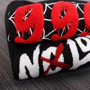 Combinaisons de survêtement personnalisées Ensemble de survêtements en polaire deux pièces Pantalons de survêtement avec dégradé au soleil Ensembles sweats à capuche et pantalons de survêtement évasés vintage pour hommes - Product Image 3