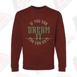 Custom <b>Men's</b> <b>Green</b> Sweatshirt 100% Cotton <b>Fleece</b> Streetwear with Colorful Embroidered Graphic MCAMS01 - Product Image 3