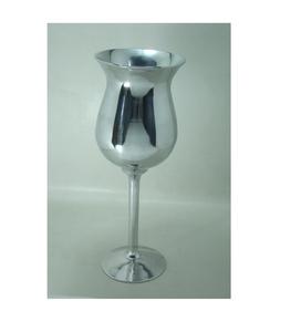 คอลเลคชั่นใหม่แจกันดอกไม้และกระถางต้นไม้อลูมิเนียมสีเงินสำหรับตกแต่งบ้านห้องนั่งเล่นและห้องนอน - Product Image 3