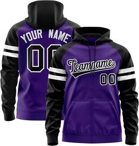 Sudaderas con capucha personalizadas con cremallera completa para eventos corporativos uniformes escolares o ropa de discoteca forro polar de algodón suave fabricante OEM - Product Image 1