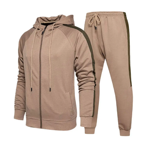 Survêtement 2 pièces décontracté avec impression de logo personnalisé de haute qualité pour hommes - Product Image 1