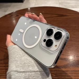 Forapple15promax magnético lucency teléfono case13 acrílico duro shell12long-lasting 11 aplicar iphone14 - Product Image 2