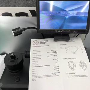 ทรงลูกแพร์ igi/gia ขนาดเล็กสี D 0.8มม.-3มม. 5CT HPHT Lab Diamond สำหรับเครื่องประดับทอง18K - Product Image 4