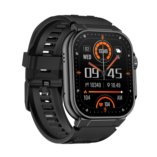 Linwear 4G E-SIM Smartwatch 1.96'' AMOLED Display 10-day Battery Life Smart Watch for Men Women IP68 Waterproof 100+ Sport Modes