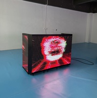 Cabina de DJ Plegable Personalizada con Pantalla LED Stand para Fiestas, Bodas, Exposiciones, Eventos y Actividades
