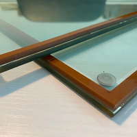Fenêtre isolante à double vitrage trempé avec revêtement Low-E pour usage industriel, porte vitrée pour hôtels, couleur personnalisable