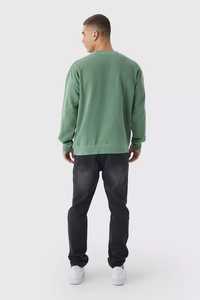 เสื้อสเวตเตอร์คอกลมสำหรับผู้ชายเสื้อสเวตเชิ้ตสีปกติออกแบบได้ตามต้องการ - Product Image 2