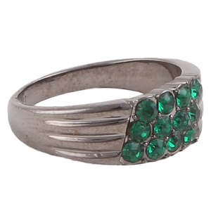 Bague pour femme - Gris foncé - Product Image 1