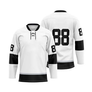 Chemises de hockey sur glace d'équipe de fabricant d'usine Nom et numéro d'équipe personnalisés Maillots de hockey sur glace pour Offre Spéciale - Product Image 5