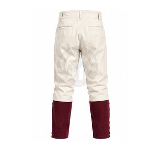 Pantalón de Estilo Histórico de la Guerra Napoleónica con Diseño Clásico, Cintura Estructurada y Costuras Detalladas - Product Image 2