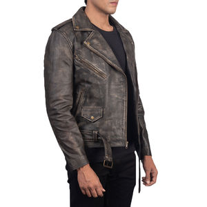 Chaqueta de Cuero para Hombre Smart Look, Elaborada con Textura de Cuero Suave que Brinda un Ajuste Relajado y una Presencia Elegante para el Uso Diario - Product Image 6