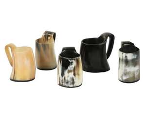 Adresse d'usine directe artisanat inde corne bière tasse meilleure qualité Viking corne chope médiévale tasses en céramique - Product Image 6