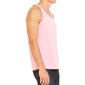 Chemise sans manches avec logo personnalisé OEM, sublimation, respirante, débardeurs de gym pour hommes, débardeurs de fitness et de musculation pour hommes - Product Image 4