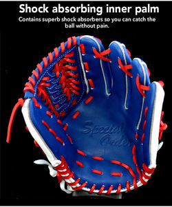Gants de lanceur de softball pour gaucher, activité en plein air, gants de receveur, cuir de qualité, protection des mains, gants de fielding - Product Image 2