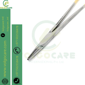Hướng dẫn sử dụng kẹp <span class=keywords><strong>Julian</strong></span> 23.0 cm cong tungsten carbide Kim Chủ với khóa Ratchet thép không gỉ Dụng cụ phẫu thuật - Product Image 1