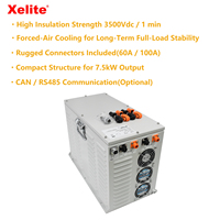 Alimentation électrique industrielle CC 6500W-7500W Haute puissance Large plage de tension Réglable Chargeur de batterie industriel à courant élevé Redresseur