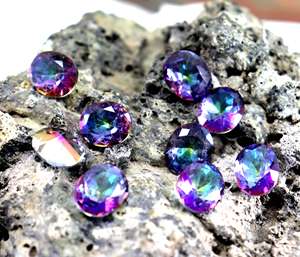 Pierre d'Alexandrite Certifiée CGI Coupe Ovale 9mm Lot Tendance Pierre d'Alexandrite Naturelle à Facettes Pendentif Anneau Incroyable - Product Image 1