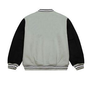 Veste Letterman en cuir véritable et laine Varsity Custom School Breathable Plus Size CollegeBaseballjacket pour hommes - Product Image 2