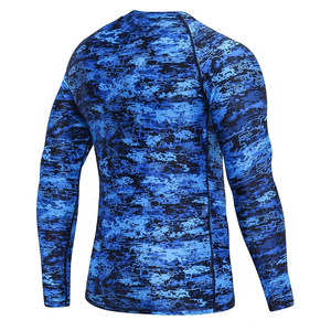 Rash Guards sublimés à manches longues sur mesure pour hommes Vêtements de sport de fitness pour les arts martiaux - Product Image 4
