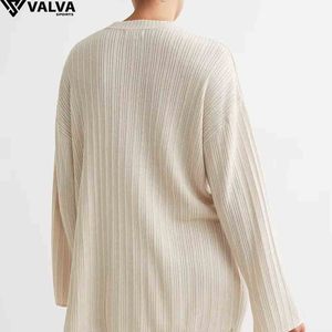 Sudadera de Mujer, Corte Ajustado, Tejido de Punto Grueso, Diseño Estampado con Bordado 3D, Ecológica, Personalizable, para Invierno - Product Image 3