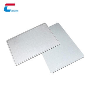 Tarjetas de presentación metálicas de acero inoxidable con logotipo personalizado, cortadas con láser, grabadas, con NFC, de alta calidad, tamaño estándar, placa de identificación metálica en blanco. - Product Image 2