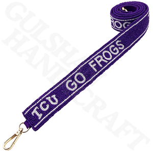 Geaux สายรัดลูกปัดเซนต์สทำด้วยมือ-ทองและสีดำอุปกรณ์เสริมกระเป๋าลูกปัดสำหรับวันเกมและอุปกรณ์จิตวิญญาณสไตล์ประจำวัน - Product Image 5