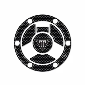 สติ๊กเกอร์กันรอยแบบเจล 3 มิติ สำหรับฝาถังน้ำมัน Triumph Motorcycles ปี 2016-25 และสติ๊กเกอร์โลโก้สำหรับตกแต่งหมวกกันน็อค - Product Image 2