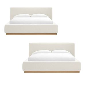 Venta caliente cama de madera con marco de tela para muebles de dormitorio juego de cama de alta calidad precio al por mayor - Product Image 2