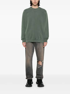 OEM Design de qualité supérieure Sweat-shirt blanc pour hommes à manches longues avec logo personnalisé imprimé Pull à col rond surdimensionné Sweatshirts vintage - Product Image 2