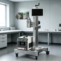 Máquina de Marcado Láser UV de 3W, 355nm, Alta Velocidad, para Marcado de Productos en Línea, Plástico, Electrónica y Embalaje