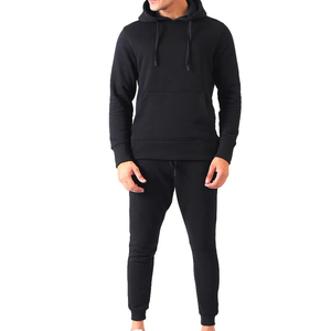 Pantalon à capuche en molleton technique unisexe de qualité supérieure pour hommes et ensembles de gymnastique survêtements d'hiver avec logo imprimé - Product Image 4